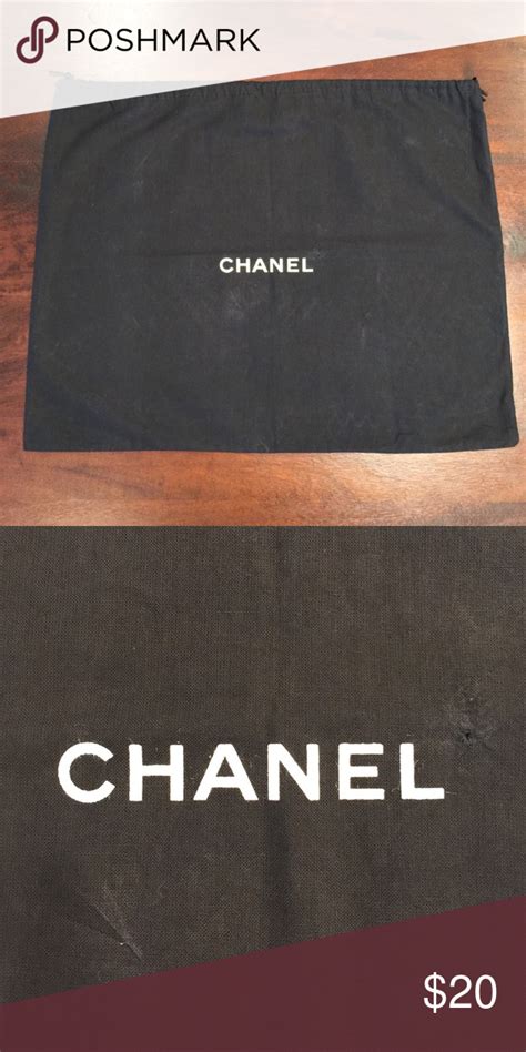 chanel black dust bag|authentic Chanel tote bag.